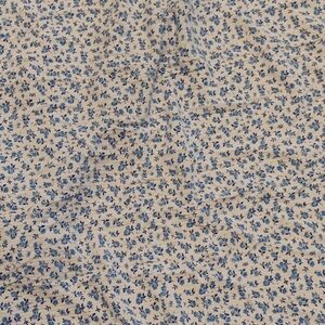 Posh Peanut Floral Blue and White Crib Sheet